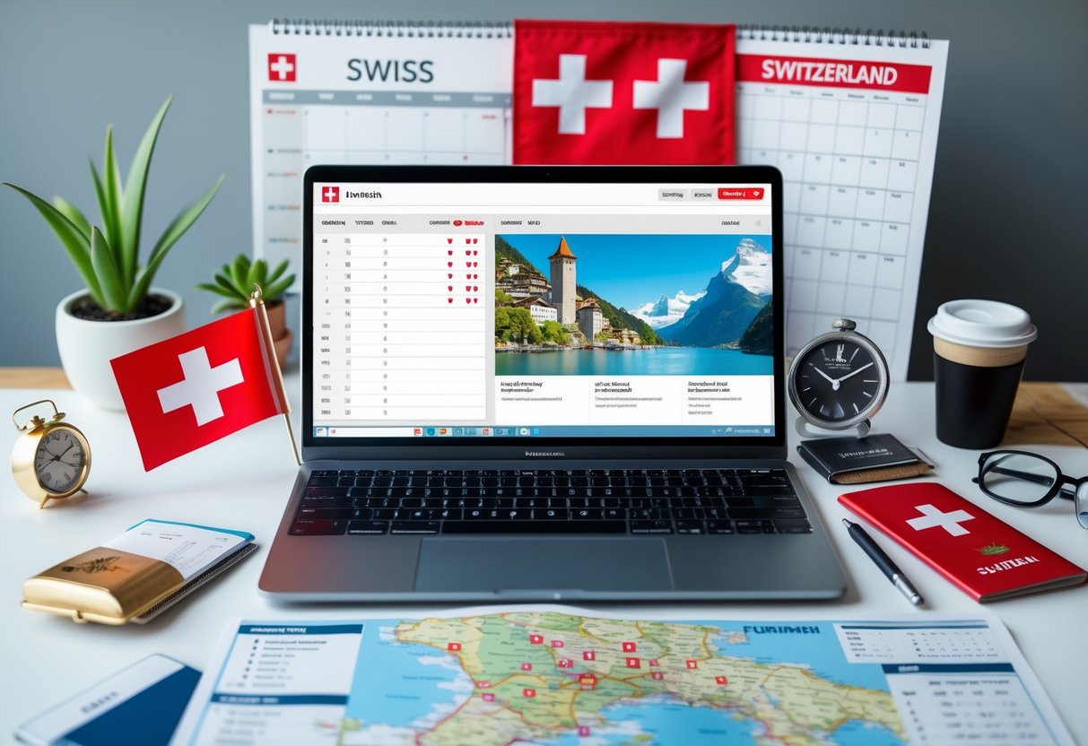 Plan turen til Schweiz med styr på tiden
